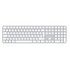 APPLE Magic Keyboard with Touch ID/Numeric Keypad for Apple Silicon Macs [2024], White Keys, French Layout (MXK73F/A)