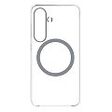 SAMSUNG Clear Magnet Case for Galaxy S25, Transparent (GP-FFS931YCATW)