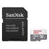 SANDISK Ultra microSDXC Card R100 with Adapter, UHS-I, Class 10, 128GB (SDSQUNR-128G-GN3MA)