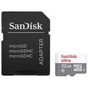 SANDISK Ultra microSDHC Card R100 with Adapter, UHS-I, Class 10, 32GB (SDSQUNR-032G-GN3MA)