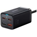 BASEUS GaN3 4 Port Quick Charger, 65W, Schwarz (CCGP040101)