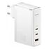 BASEUS GaN5 3 Ports Pro Quick Travel Charger, 140W, White (CCGP100202)