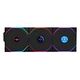 LIAN LI Uni Fan TL LCD Wireless 120 RGB, 120mm, Black, pack of 3 (12TLLCD1W3B)