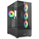 SHARKOON AK6 RGB Window, Black