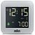 BRAUN Radio-controlled Travel Alarm Clock BC08, Gray