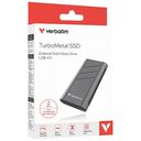 VERBATIM TurboMetal SSD, 4.0TB, Silber (32023)