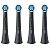 ORAL-B iO Sanfte Reinigung Ersatzbürstenkopf, Schwarz (4er Pack) (8700216194631)