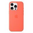 APPLE iPhone 16 Pro Silikon Case mit MagSafe, Mandarine [Early 2025] (MDFY4ZM/A)