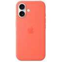 APPLE iPhone 16 Silicone Case with MagSafe, Tangerine [Early 2025] (MDGN4ZM/A)