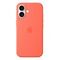 APPLE iPhone 16 Silikon Case mit MagSafe, Mandarine [Early 2025] (MDGN4ZM/A)