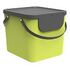 ROTHO Recycling Waste System ALBULA 40L, Lime Green (1034405070)