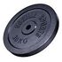 GORILLA SPORTS Iron Weight Plate, Black, 30kg