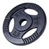 GORILLA SPORTS Iron Gripper Weight Plate - 31mm, Black, 2.5kg