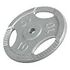 GORILLA SPORTS Gusseisen Gripper Hantelscheibe - 31mm, Silber, 10kg