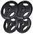 GORILLA SPORTS Iron Gripper Weight Plates Set - 31 mm, Black, 2 x 5 kg + 2 x 10 kg