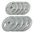 GORILLA SPORTS Iron Gripper Weight Plates Set - 31mm, Silver, 4x2.5kg + 4x5kg