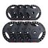 GORILLA SPORTS Plastic Gripper Weight Plates Set, 4x2.5kg + 4x5kg