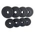 GORILLA SPORTS Olympia Plastic Weight Plates Set, 4x2.5kg + 4x5kg