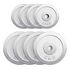 GORILLA SPORTS Chrome Weight Plates Set, 4x2.5kg + 4x5kg