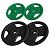 GORILLA SPORTS Olympia Rubber Gripper Weight Plates Set, 2 x 5 kg + 2 x 10 kg
