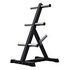 GORILLA SPORTS Weight Plate Rack - 4 Bars, 51mm, Black