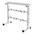 GORILLA SPORTS Weight Plate Rack, 31mm, White