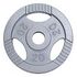 GORILLA SPORTS Iron Gripper Weight Plate - 51mm, Silver, 20kg