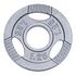 GORILLA SPORTS Iron Gripper Weight Plate - 51mm, Silver, 1.25kg