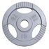 GORILLA SPORTS Iron Gripper Weight Plate - 51mm, Silver, 15kg