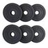 GORILLA SPORTS Olympia Plastic Weight Plates Set, 6x5kg