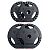 GORILLA SPORTS Olympia Plastic Gripper Weight Plates Set, 4 x 2.5 kg + 4 x 5 kg