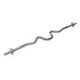 GORILLA SPORTS Super SZ Curl Bar w/ Screw Collars, 120 cm
