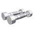 GORILLA SPORTS Chrome Dumbbells, 2x1kg