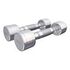 GORILLA SPORTS Chrome Dumbbells, 2x2kg