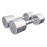 GORILLA SPORTS Chrome Dumbbells, 2x7kg