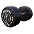 GORILLA SPORTS Rubber Dumbbell, 17.5kg