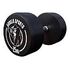 GORILLA SPORTS Rubber Dumbbell, 25kg