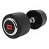 GORILLA SPORTS Rubber Dumbbell Professional, 17.5kg