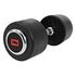 GORILLA SPORTS Rubber Dumbbell Professional, 20kg