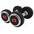 GORILLA SPORTS Rubber Dumbbells Professional Set, 2 x 5 kg