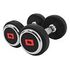 GORILLA SPORTS Rubber Dumbbells Professional Set, 2x5kg