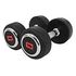 GORILLA SPORTS Rubber Dumbbells Professional Set, 2x7.5kg