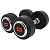 GORILLA SPORTS Rubber Dumbbells Professional Set, 2 x 10 kg