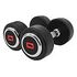 GORILLA SPORTS Rubber Dumbbells Professional Set, 2x10kg