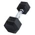 GLADIATORFIT Hex Rubber Dumbbell, 2.5kg