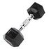 GLADIATORFIT Hex Rubber Dumbbell, 3kg