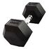 GLADIATORFIT Hex Rubber Dumbbell, 17.5kg