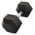 GLADIATORFIT Hex Rubber Dumbbell, 22.5kg