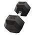 GLADIATORFIT Hex Rubber Dumbbell, 30kg