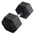 GLADIATORFIT Hex Rubber Dumbbell, 40kg